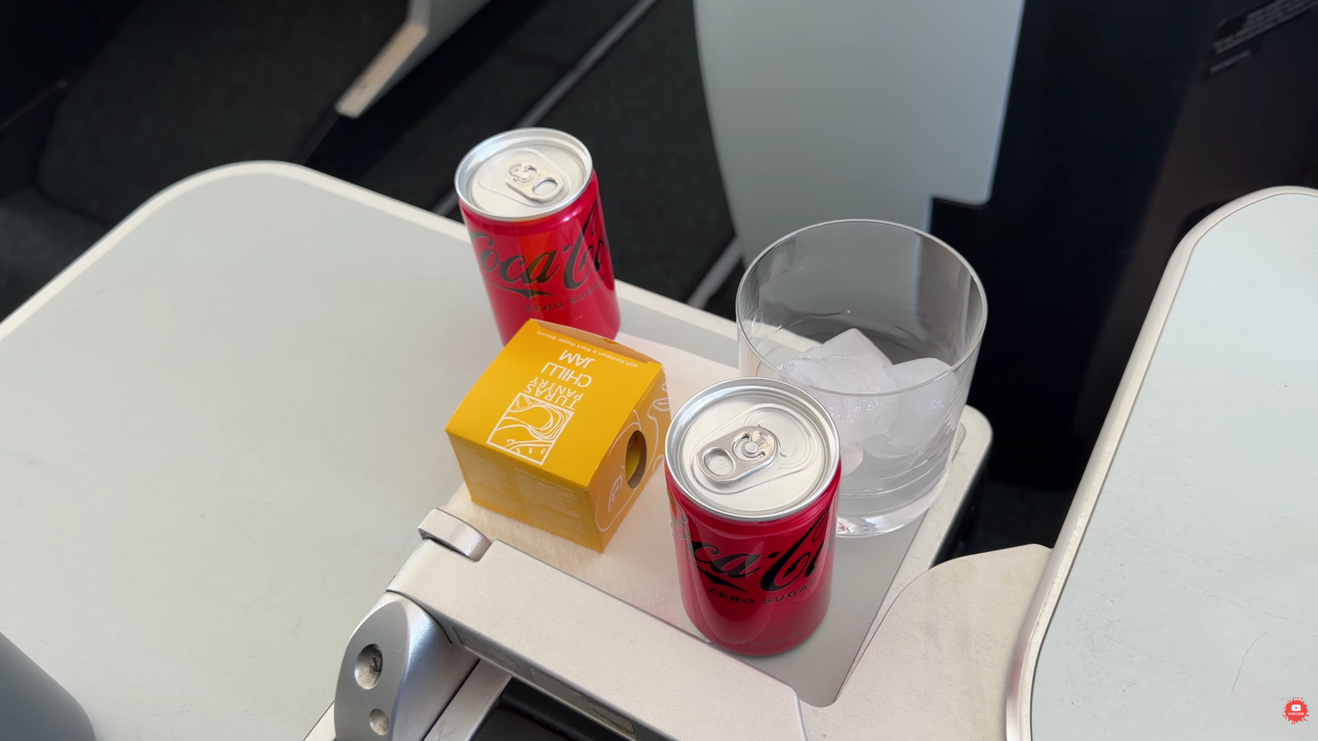 Aer Lingus A330-300 business class snack