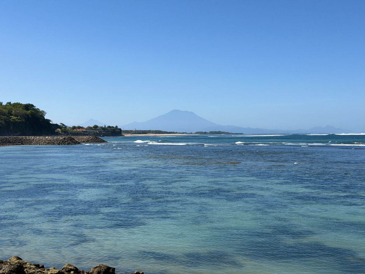 The Apurva Kempinski Bali beach mountain view