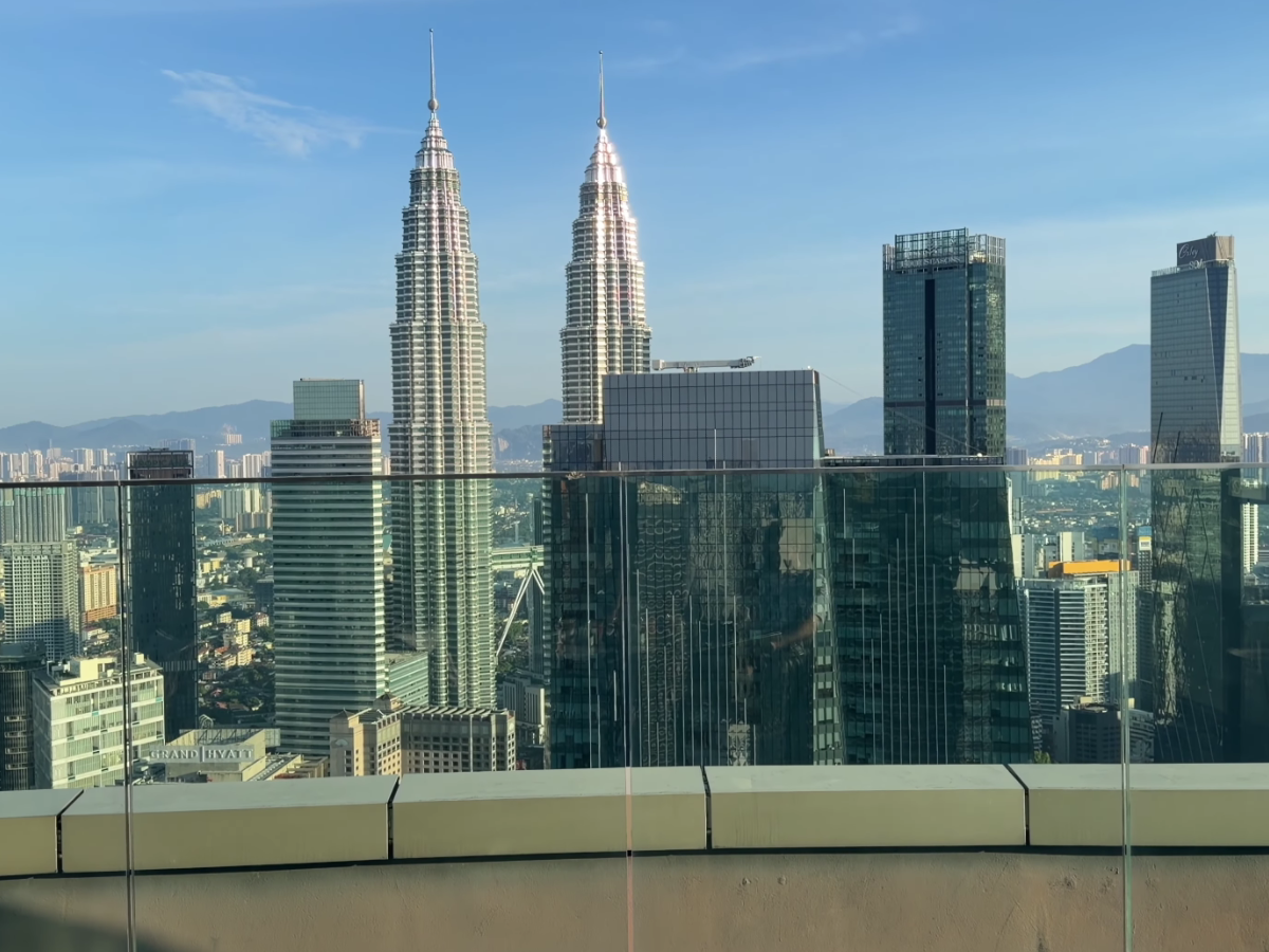 Banyan Tree Kuala Lumpur breakfast setting