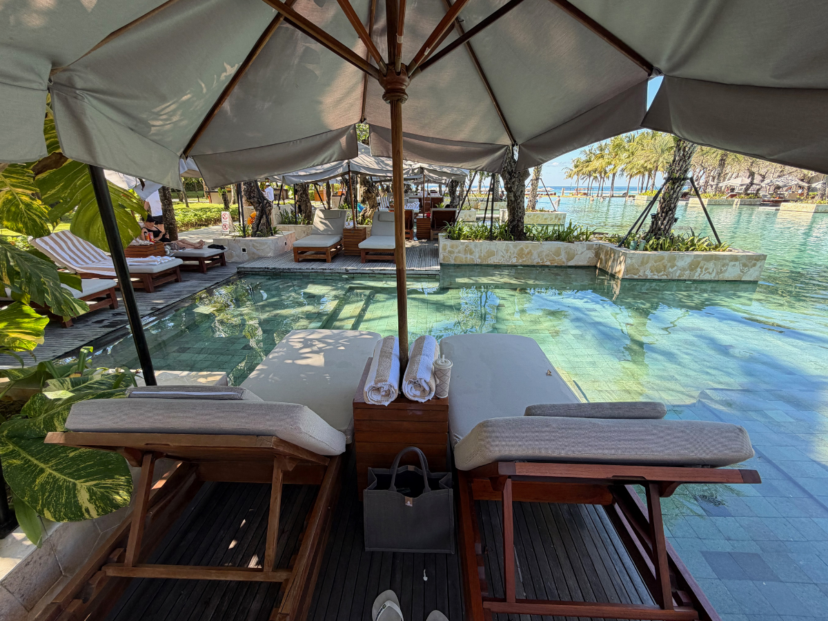 The Apurva Kempinski Bali sun lounger