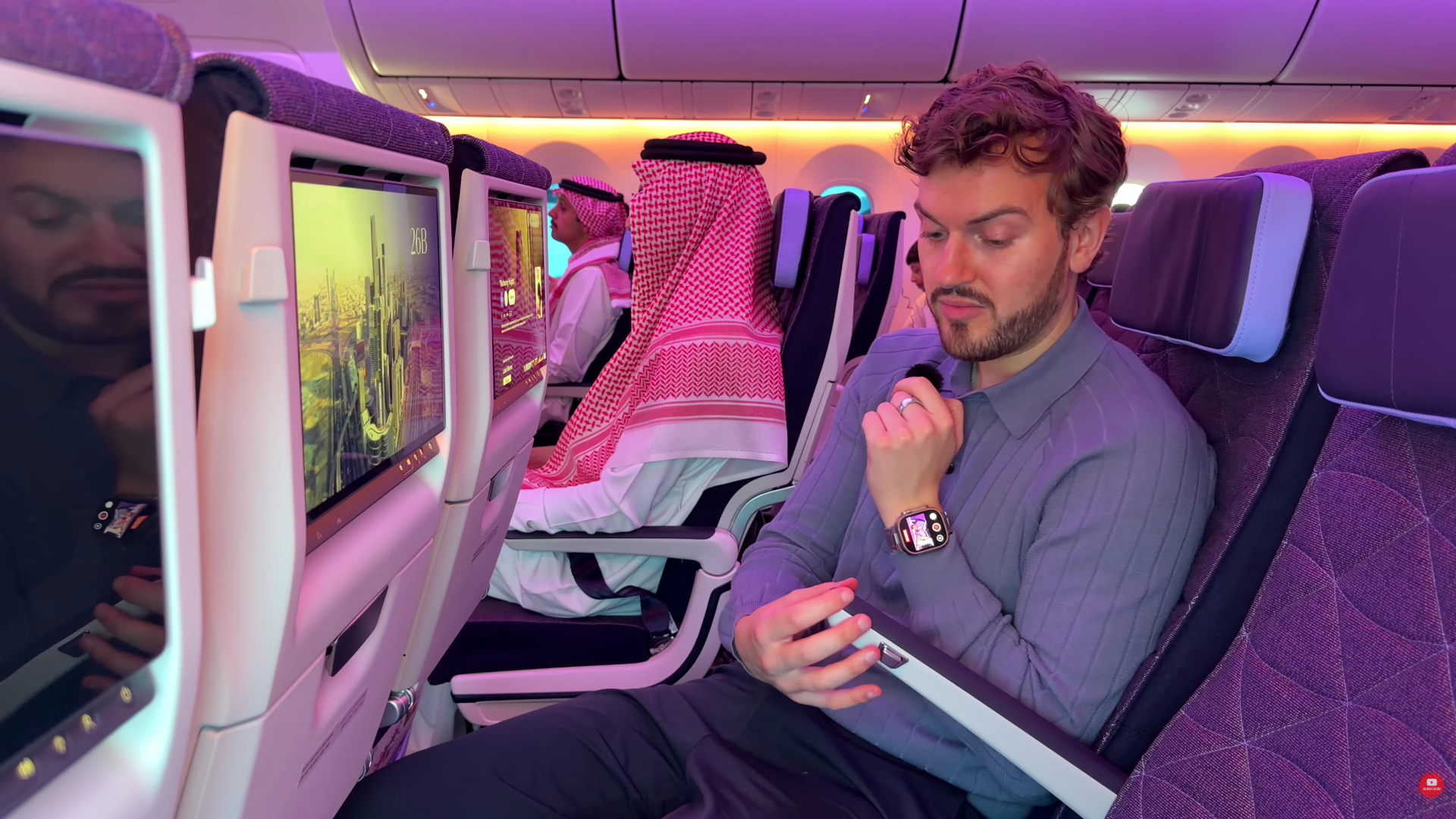 Riyadh Air 787-9 armrest
