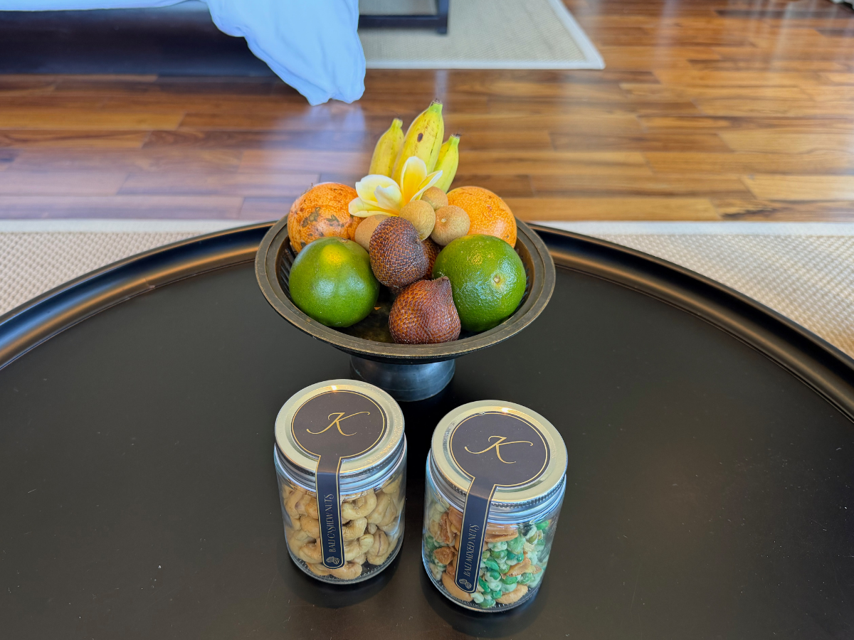 The Apurva Kempinski Bali welcome amenity