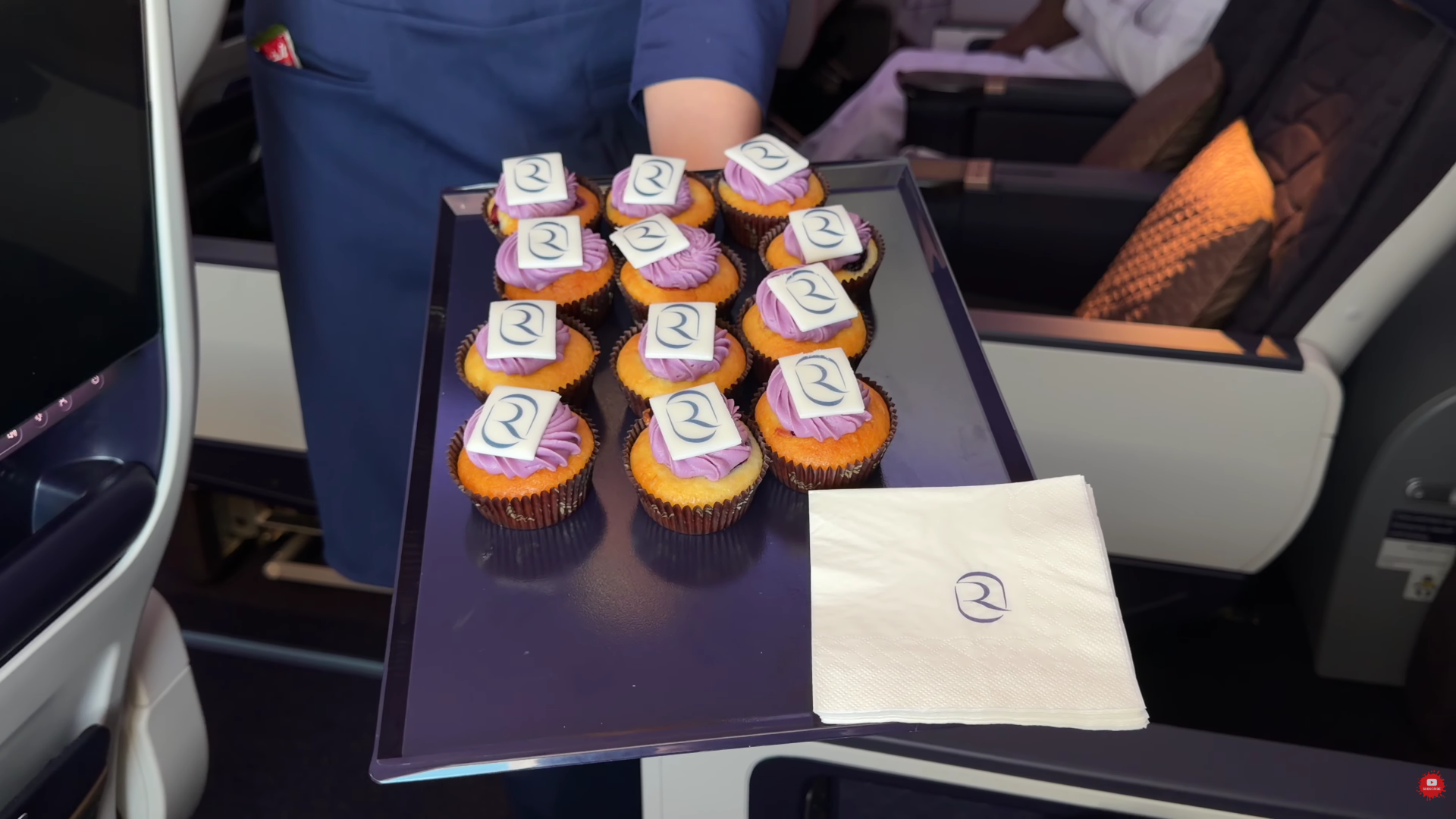 Riyadh Air 787-9 snacks on board
