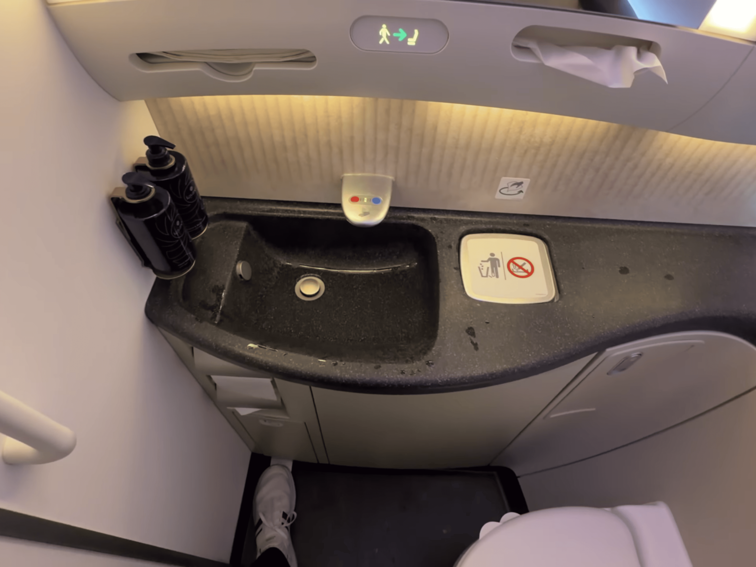 Riyadh Air 787-9 business class lavatory
