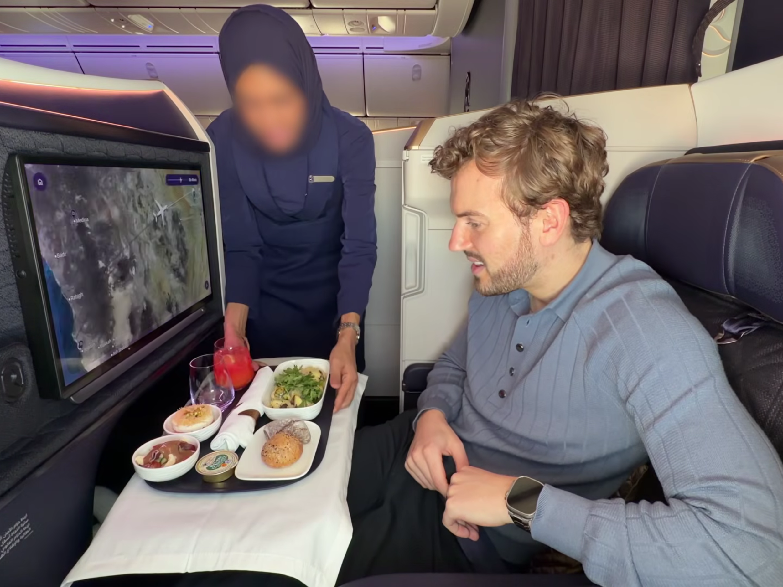 Riyadh Air 787-9 business class service