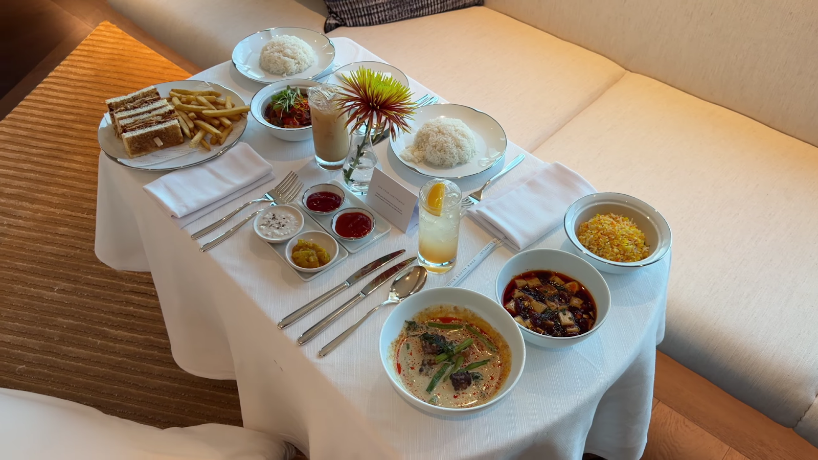 Park Hyatt Kuala Lumpur dinner dish