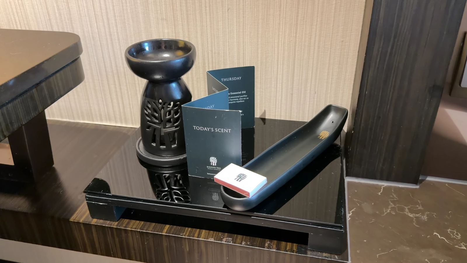 Banyan Tree Kuala Lumpur turndown ritual