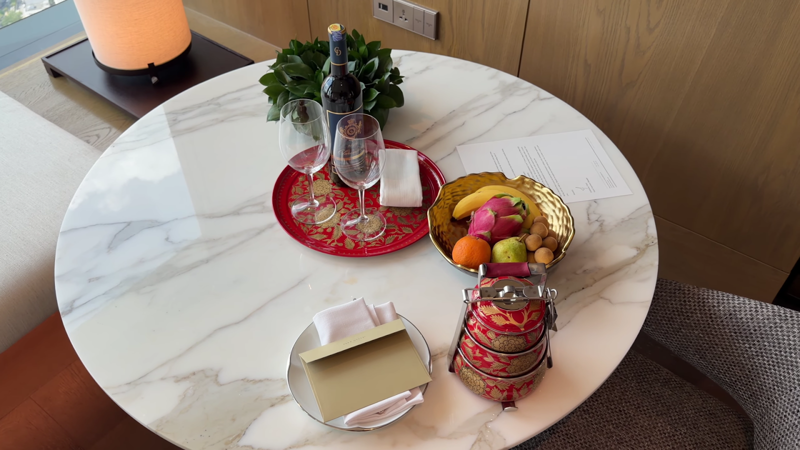 Park Hyatt Kuala Lumpur welcome amenity