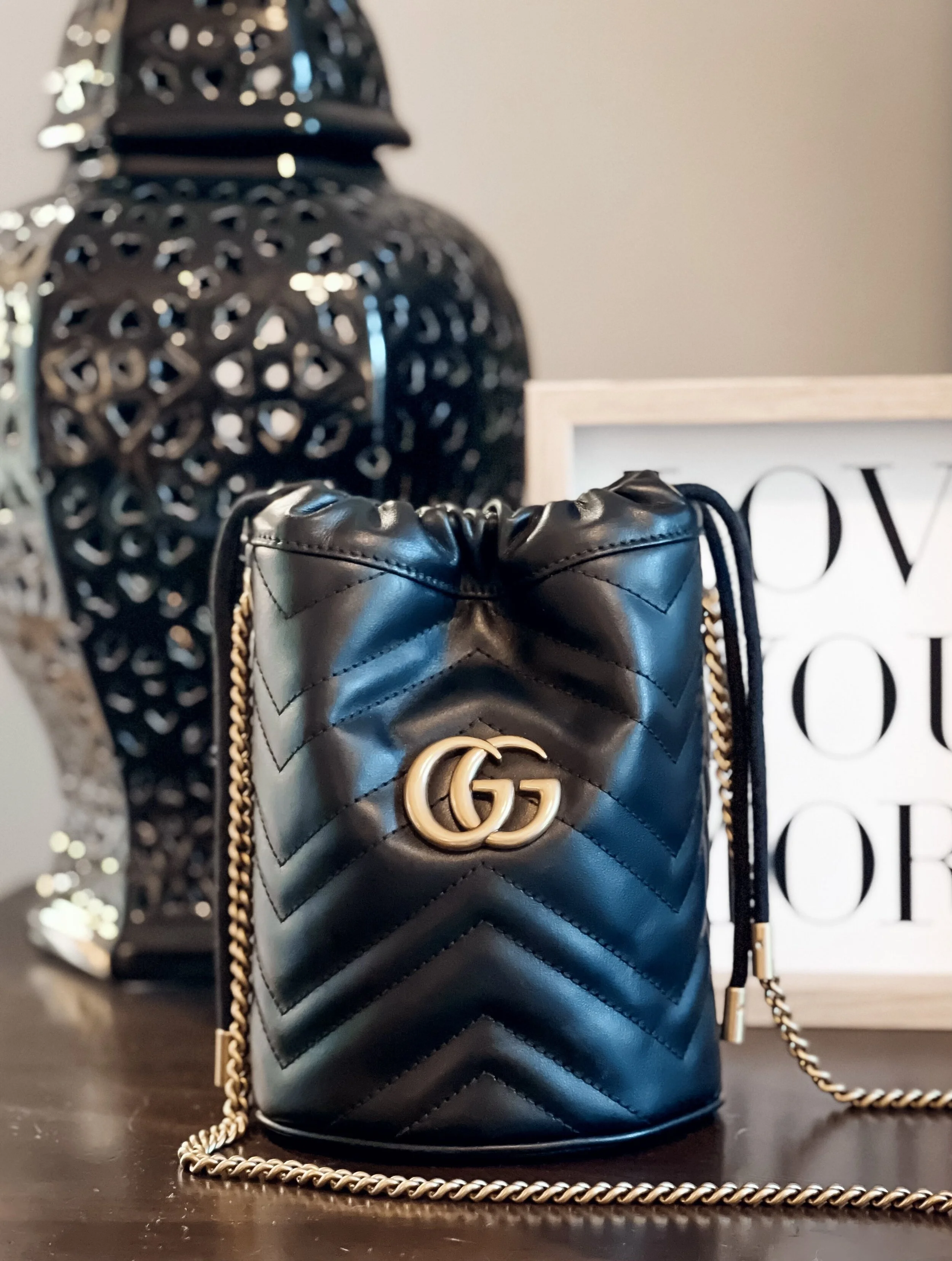 Gucci GG Marmont Mini Bucket Bag