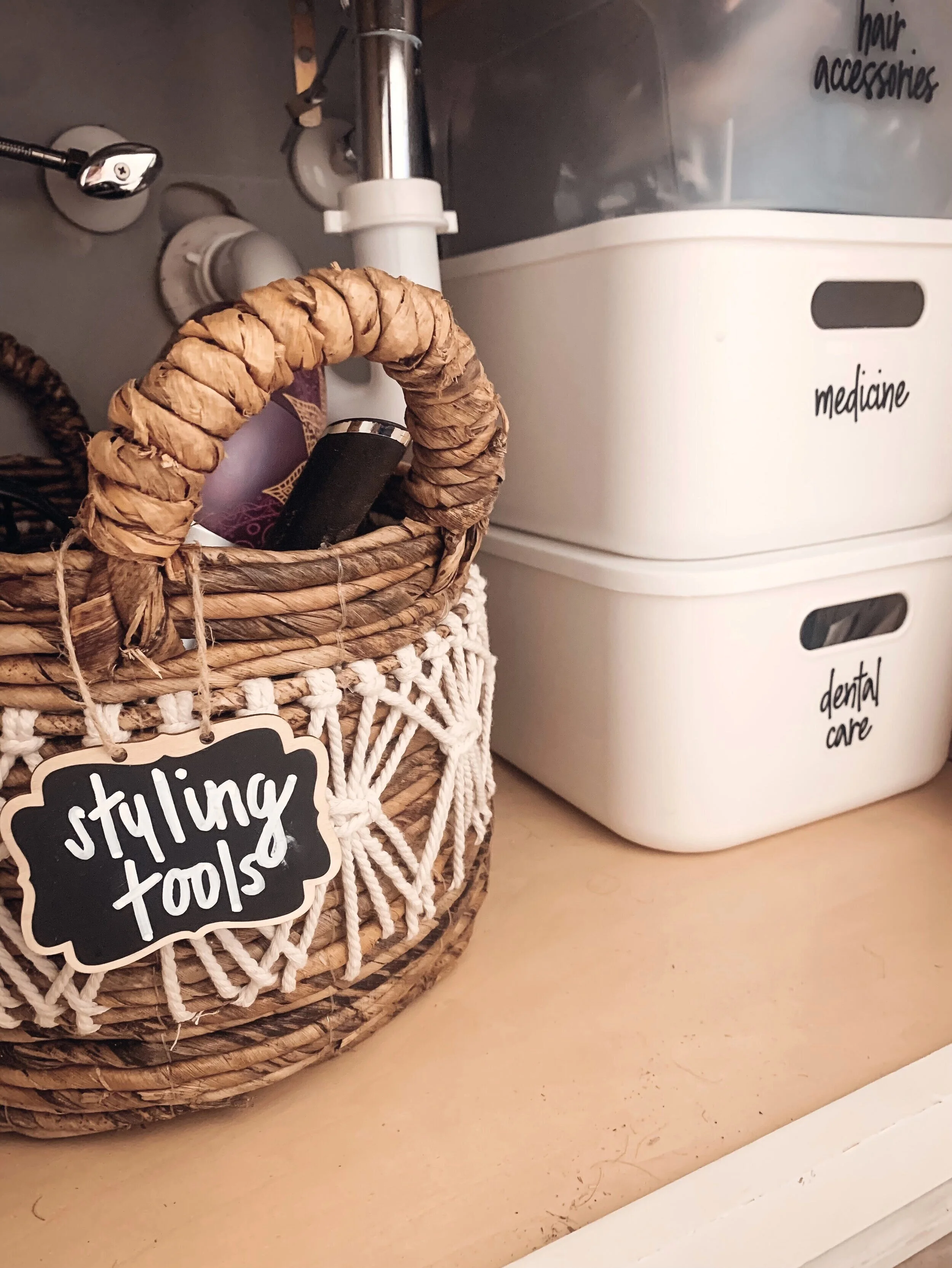 Wicker Basket from HomeGoods