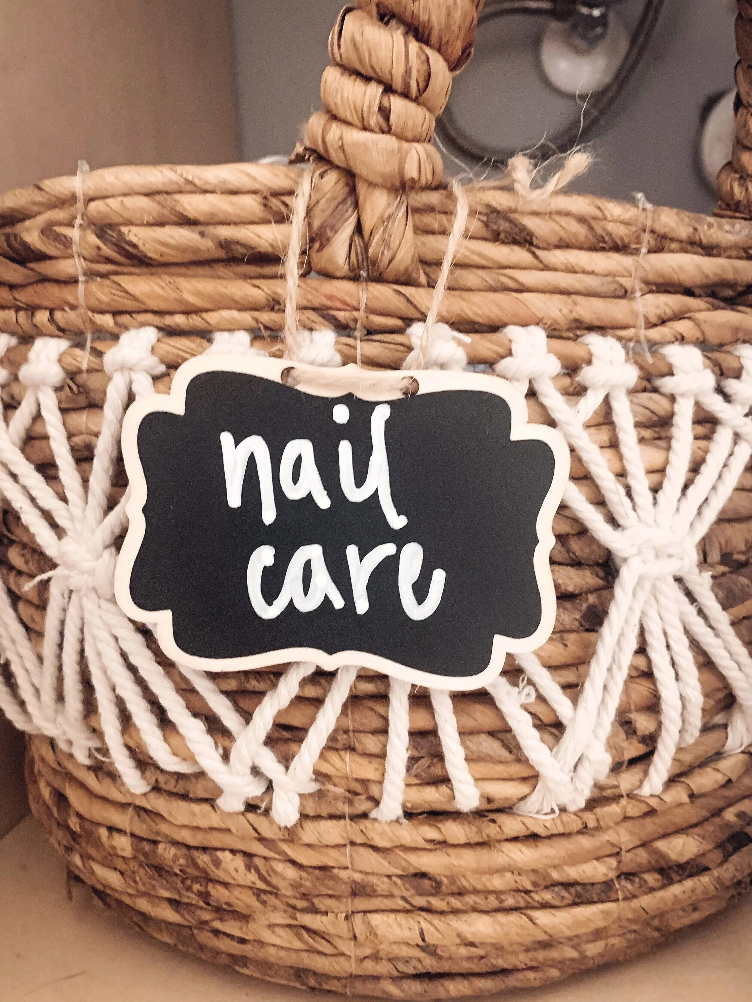 Hanging Chalkboard Tags