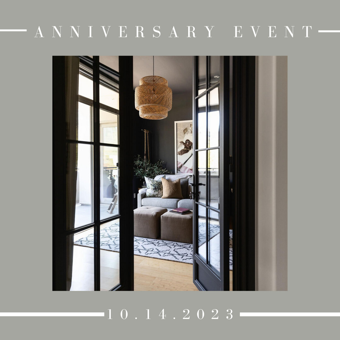 Save the date. Countdown to our upcoming Anniversary Event begins! ​​​​​​​​​Stay tuned for details and an RSVP link.