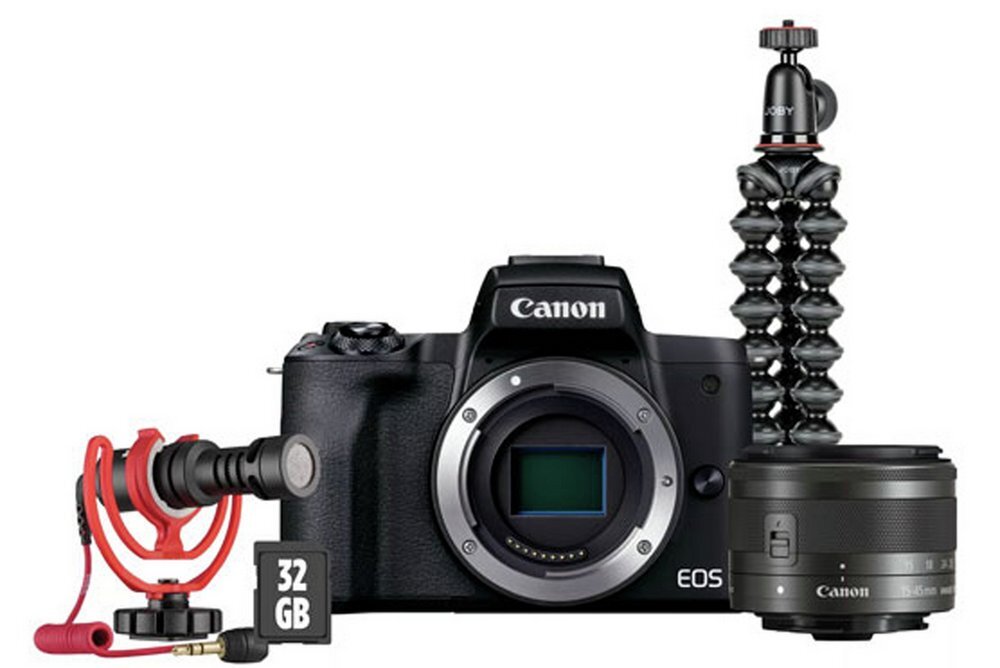 Canon EOS M50 Mark II Mirrorless Camera Vlogger Kit