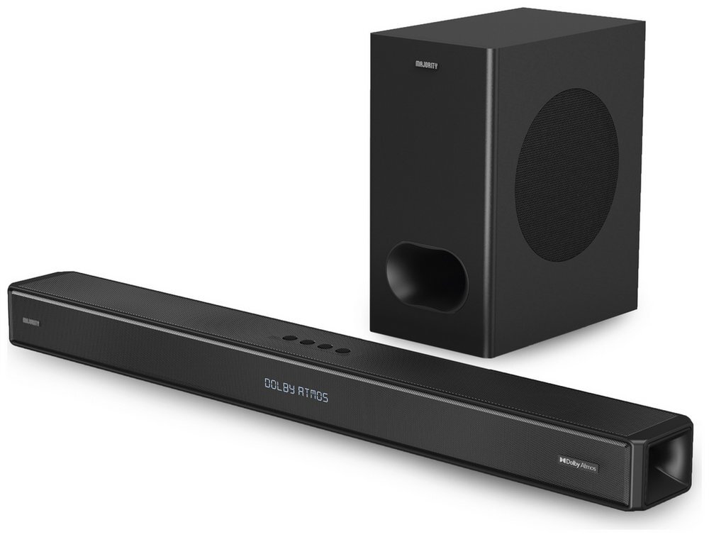 Majority Sierra Plus 2.1.2Ch Dolby Atmos Soundbar With Sub