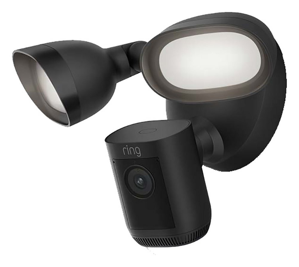 Ring Floodlight Wired Pro Cam Security Camera - Black