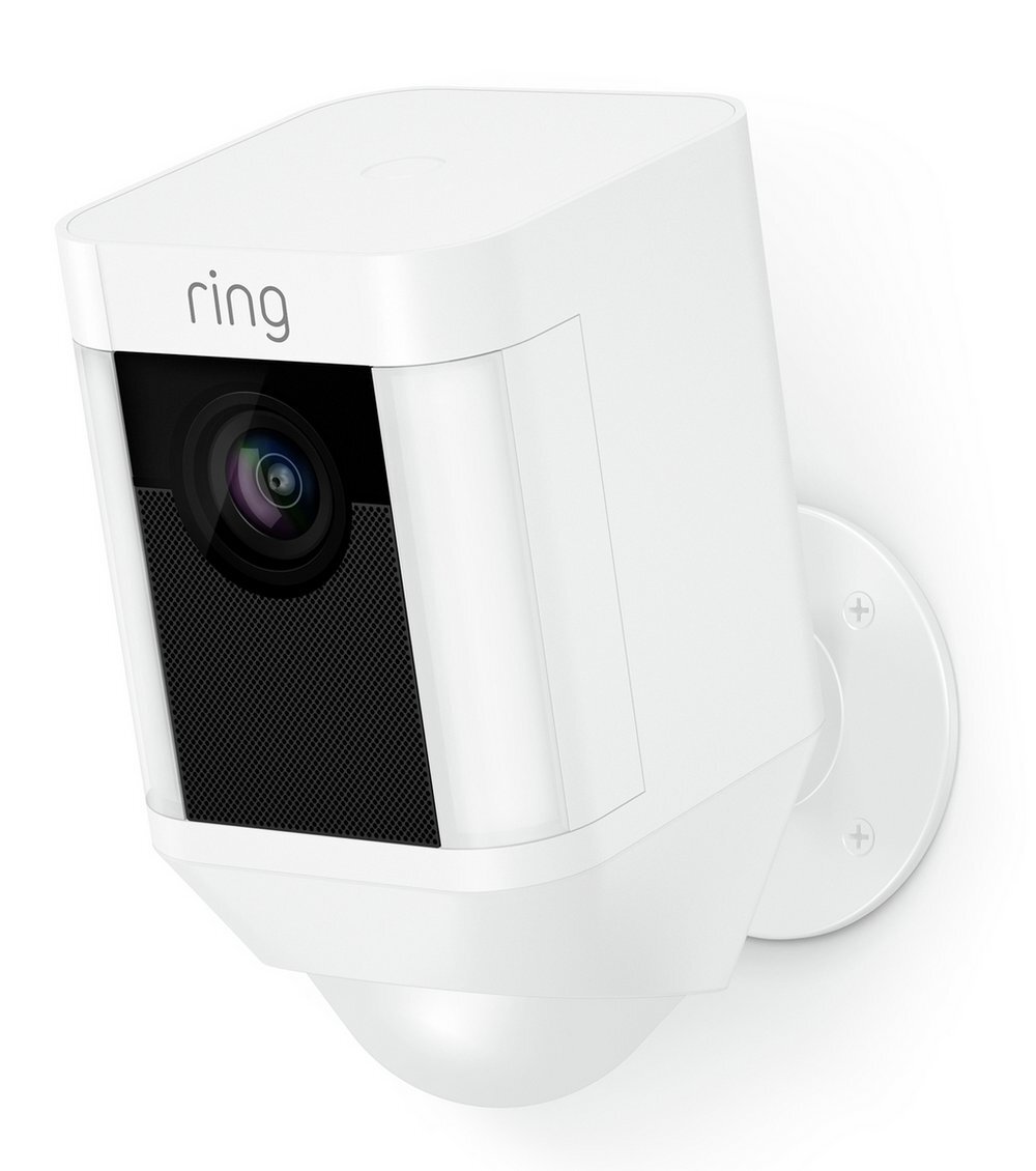 Ring Spotlight Cam Battery Security Camera- White