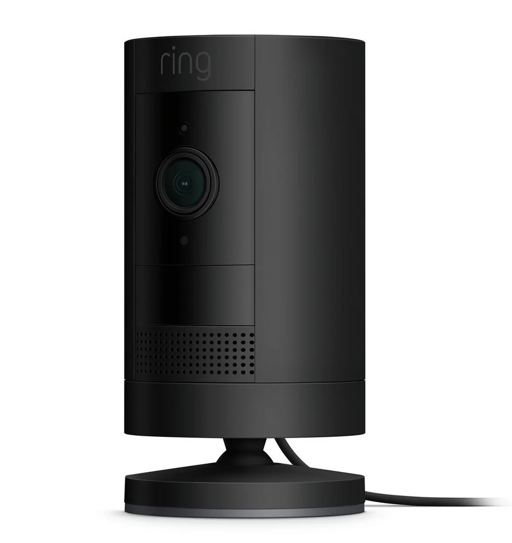 Ring Stick Up Cam Plug-In 3rd Gen Security Camera - Black