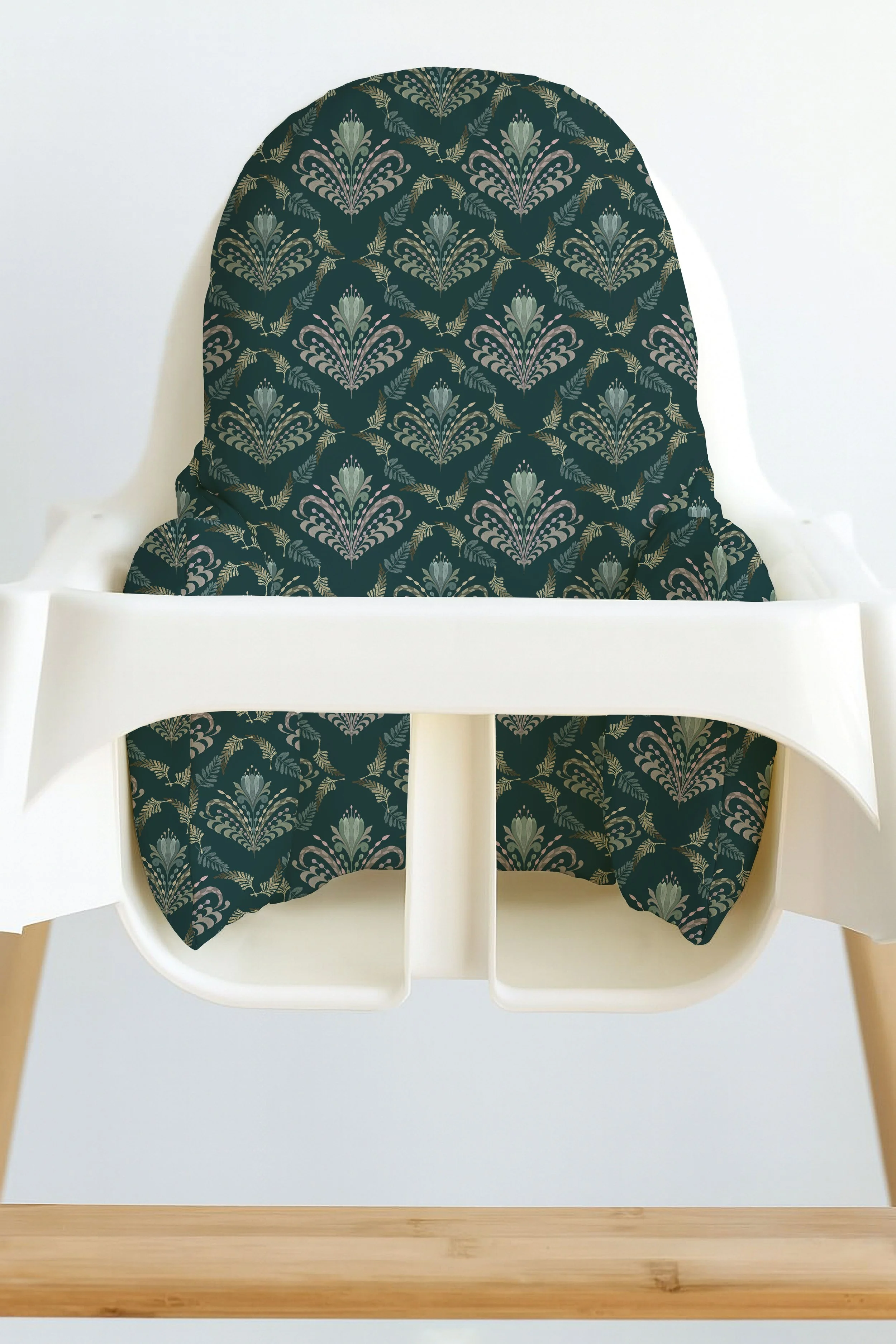 FINAL - Muted Elegance Damask green high chair.jpg