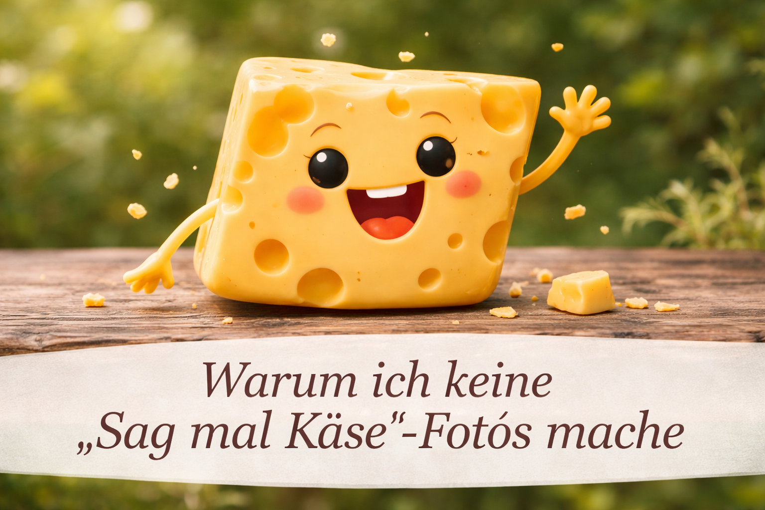 Warum ich keine „Sag mal Käse“-Fotos mache