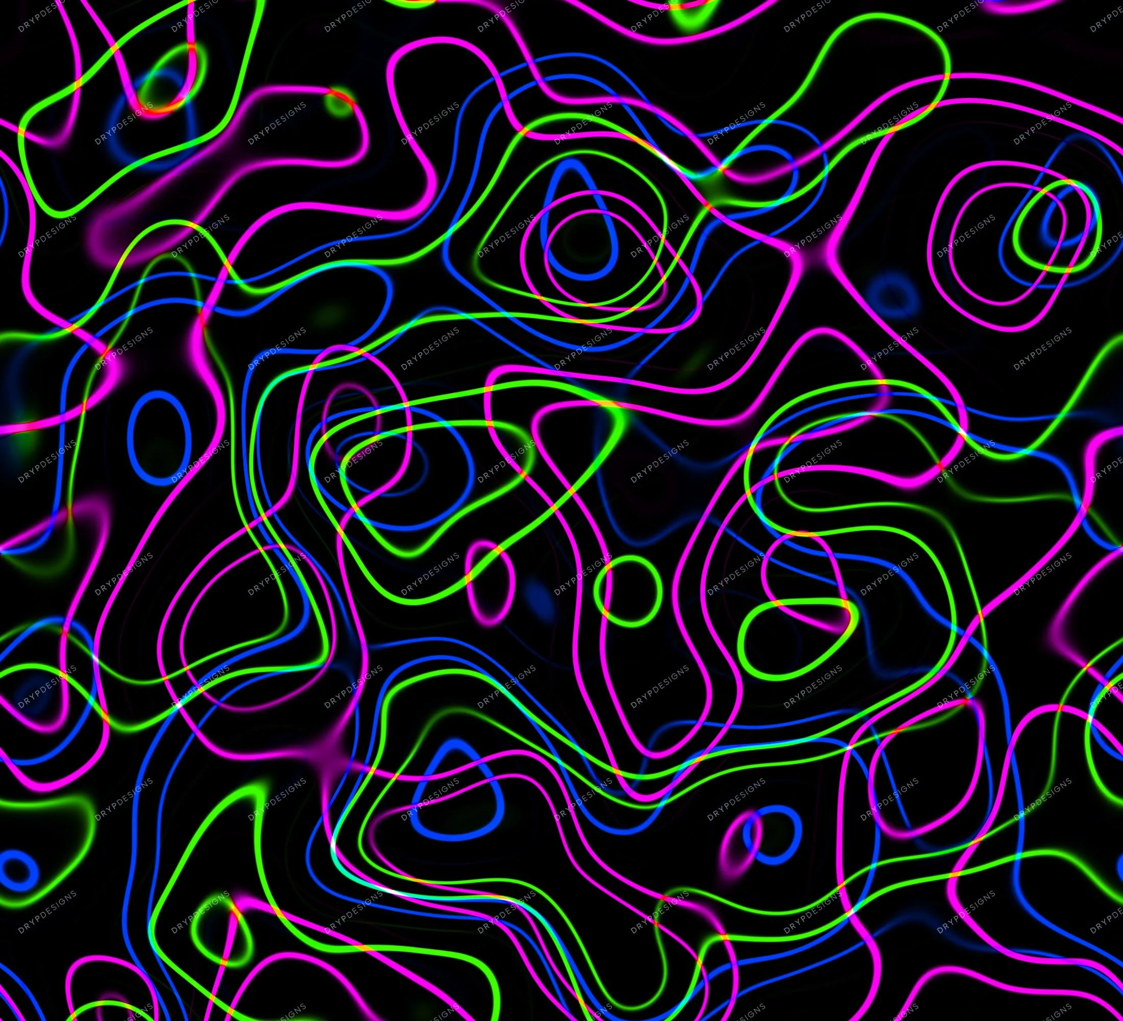 Neon Graffiti Seamless Background — drypdesigns