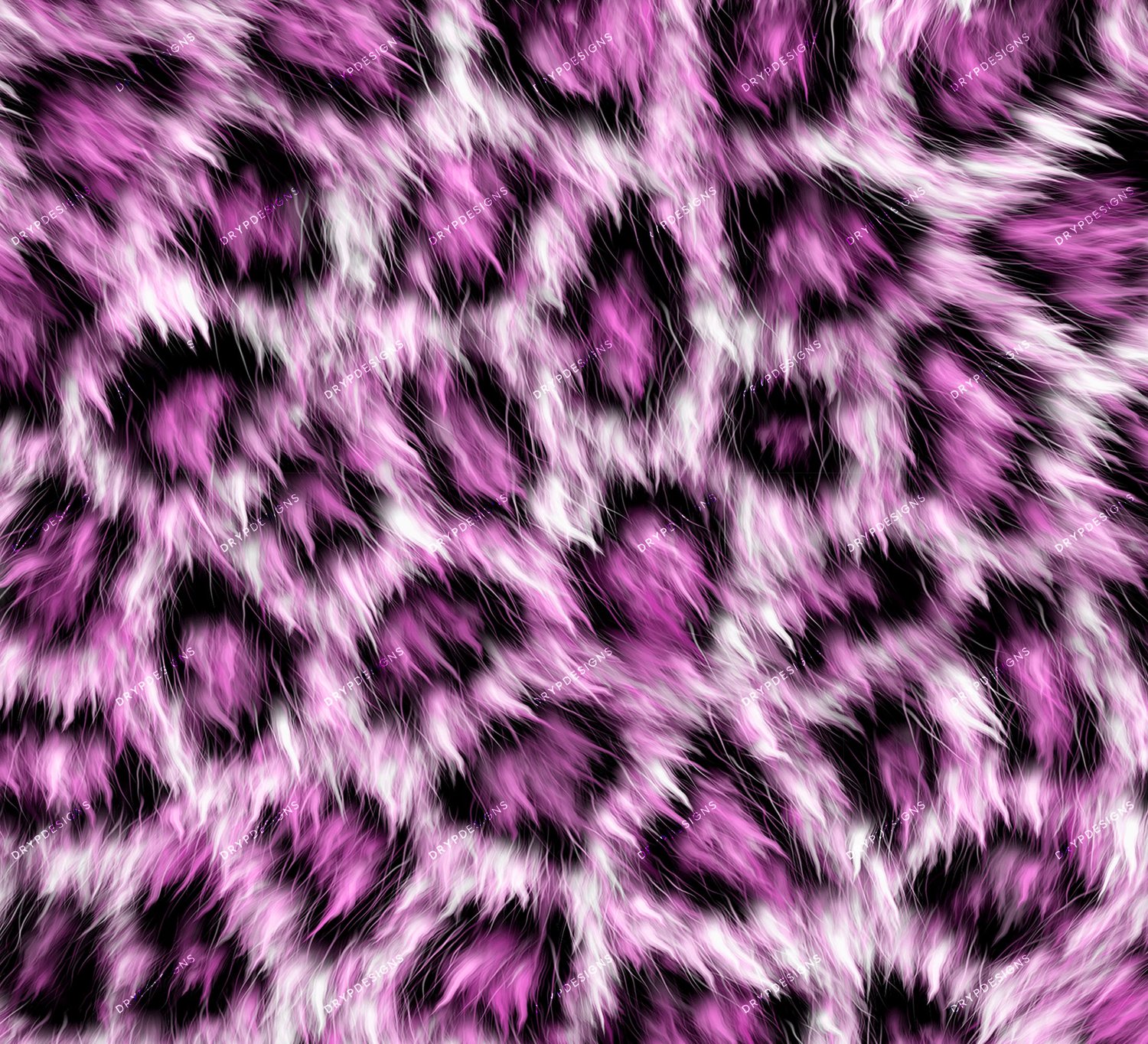 Realistic Pink Leopard Print Seamless Background — drypdesigns