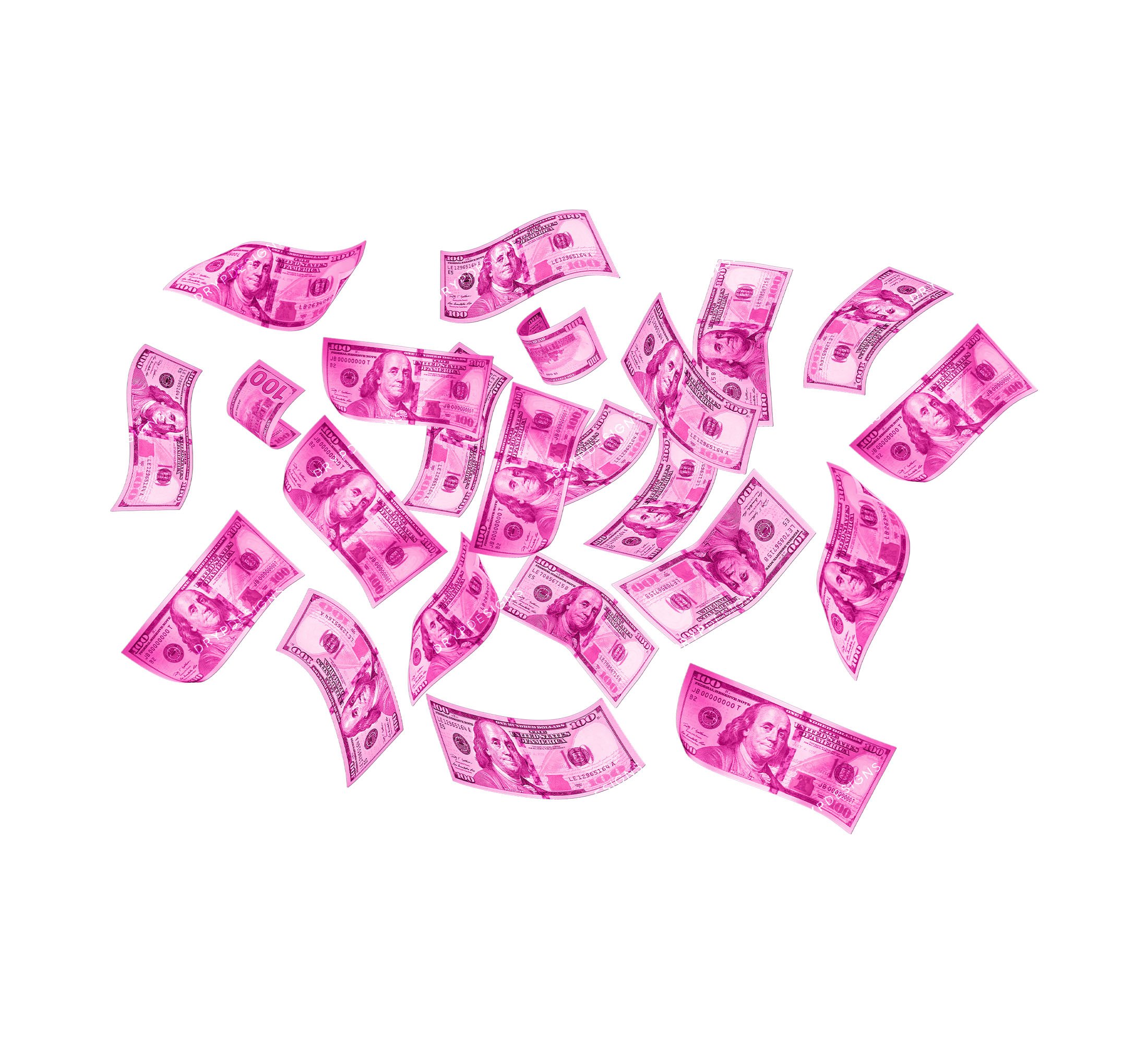 Pink Money 100 Dollar Bills PNG US One Hundred Dollar Bill Front