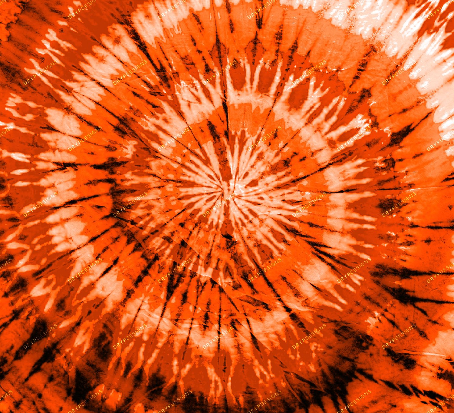 Orange Tiedye Digital Paper — drypdesigns