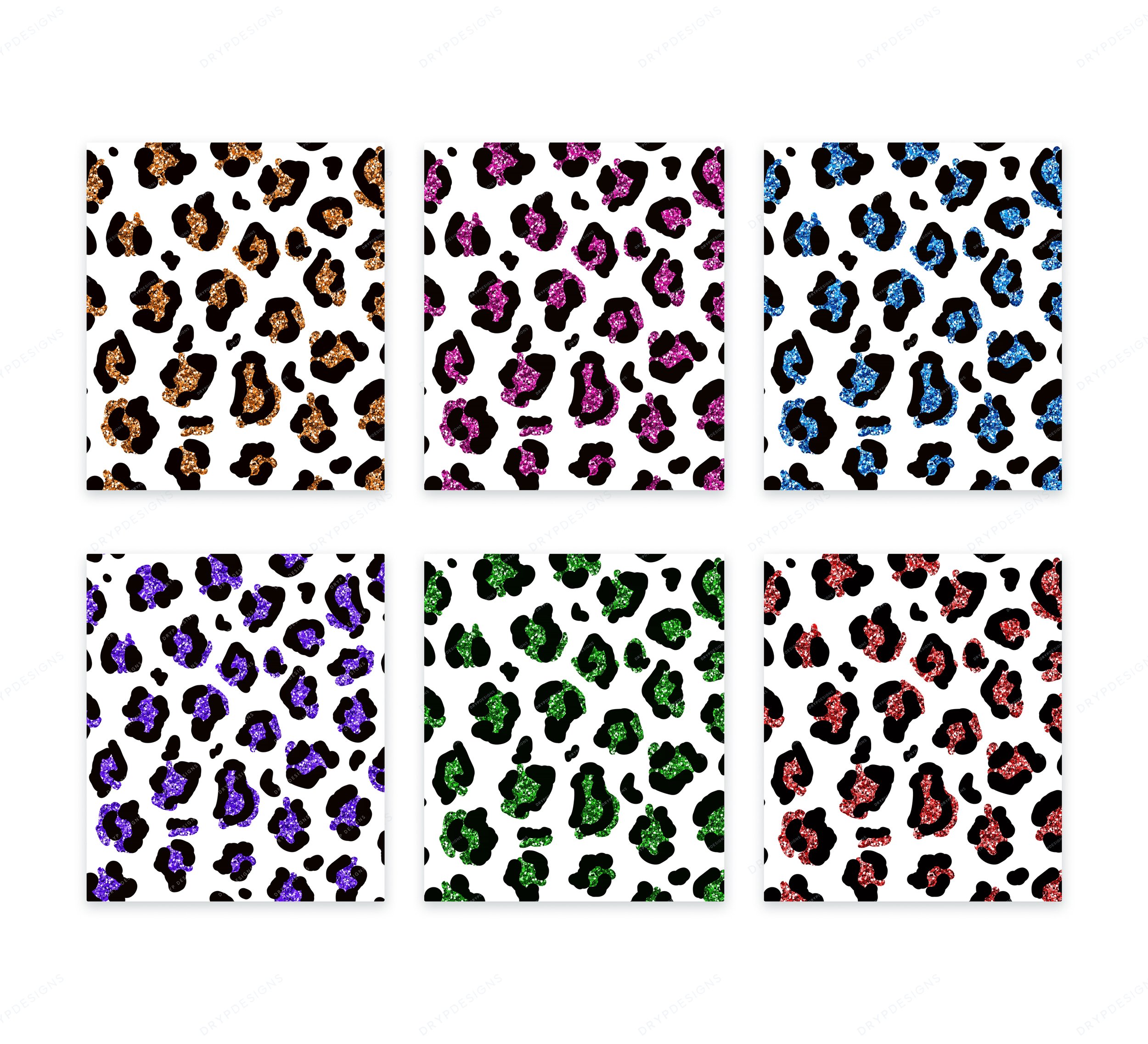 Transparent PNG Digital Download File Seamless Leopard Pattern Overlay Pastel Colors Leopard Print PNG