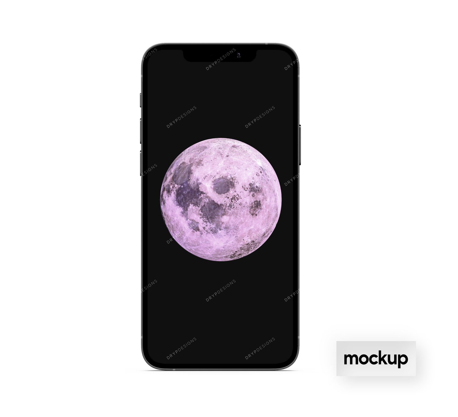 Pink Moon PNG — drypdesigns