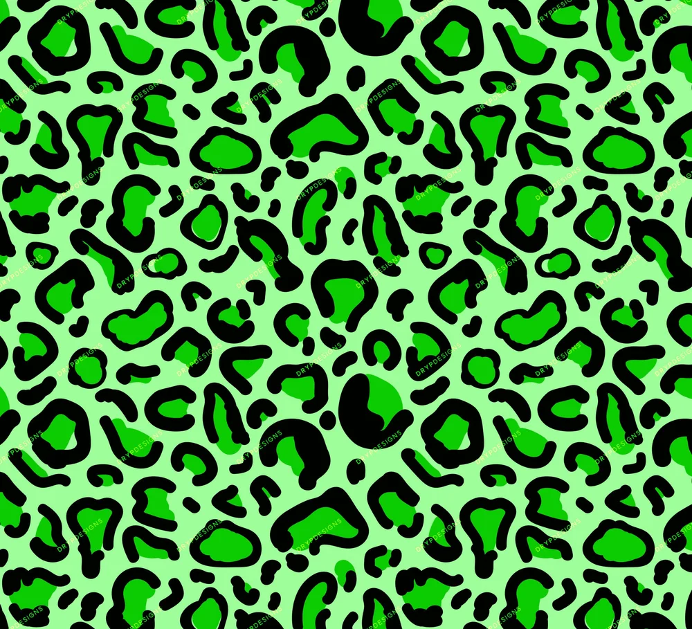 Gold Glitter Leopard Print Seamless Background Pattern — drypdesigns