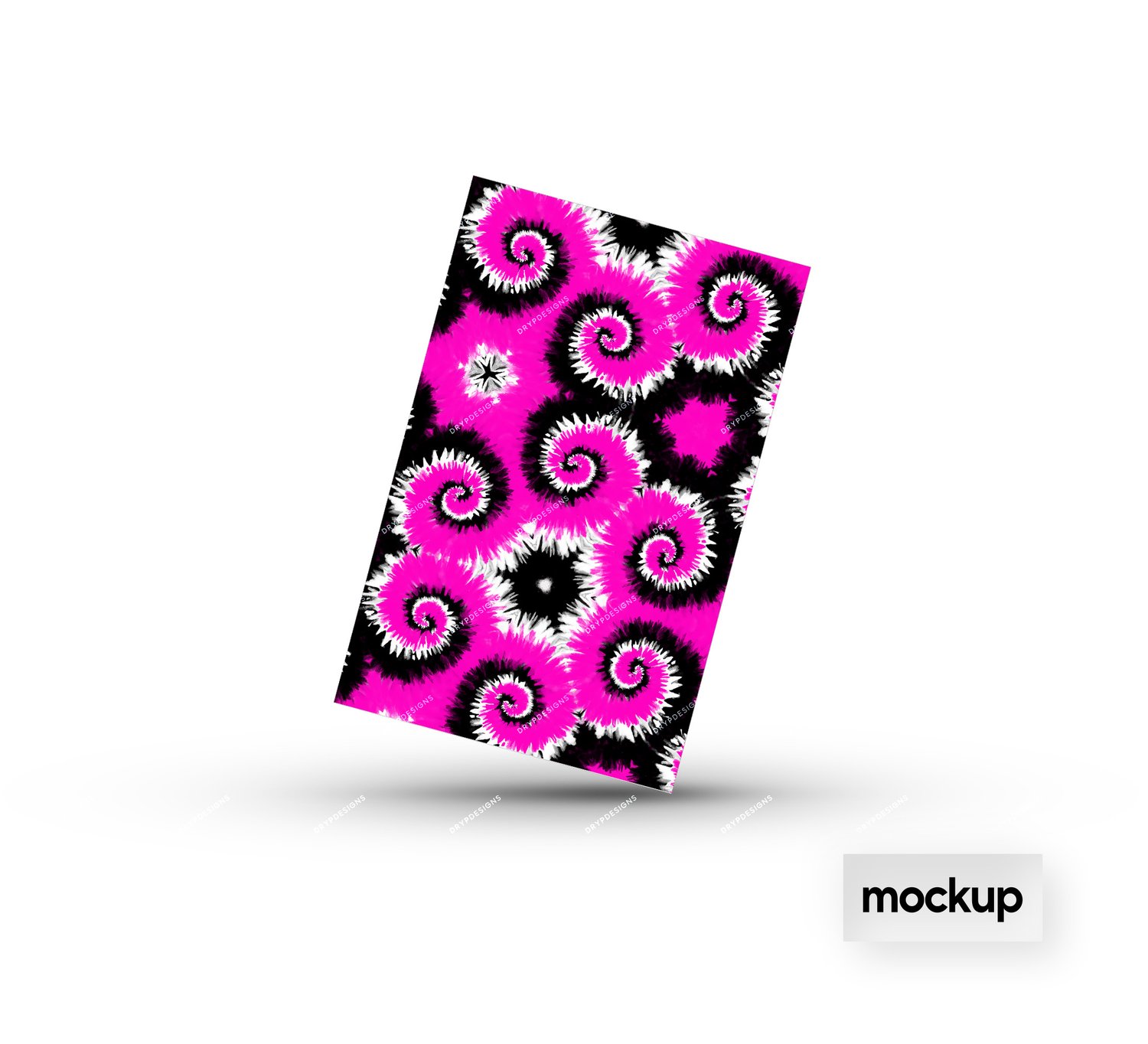 Black + White + Pink Tiedye Seamless Pattern — drypdesigns