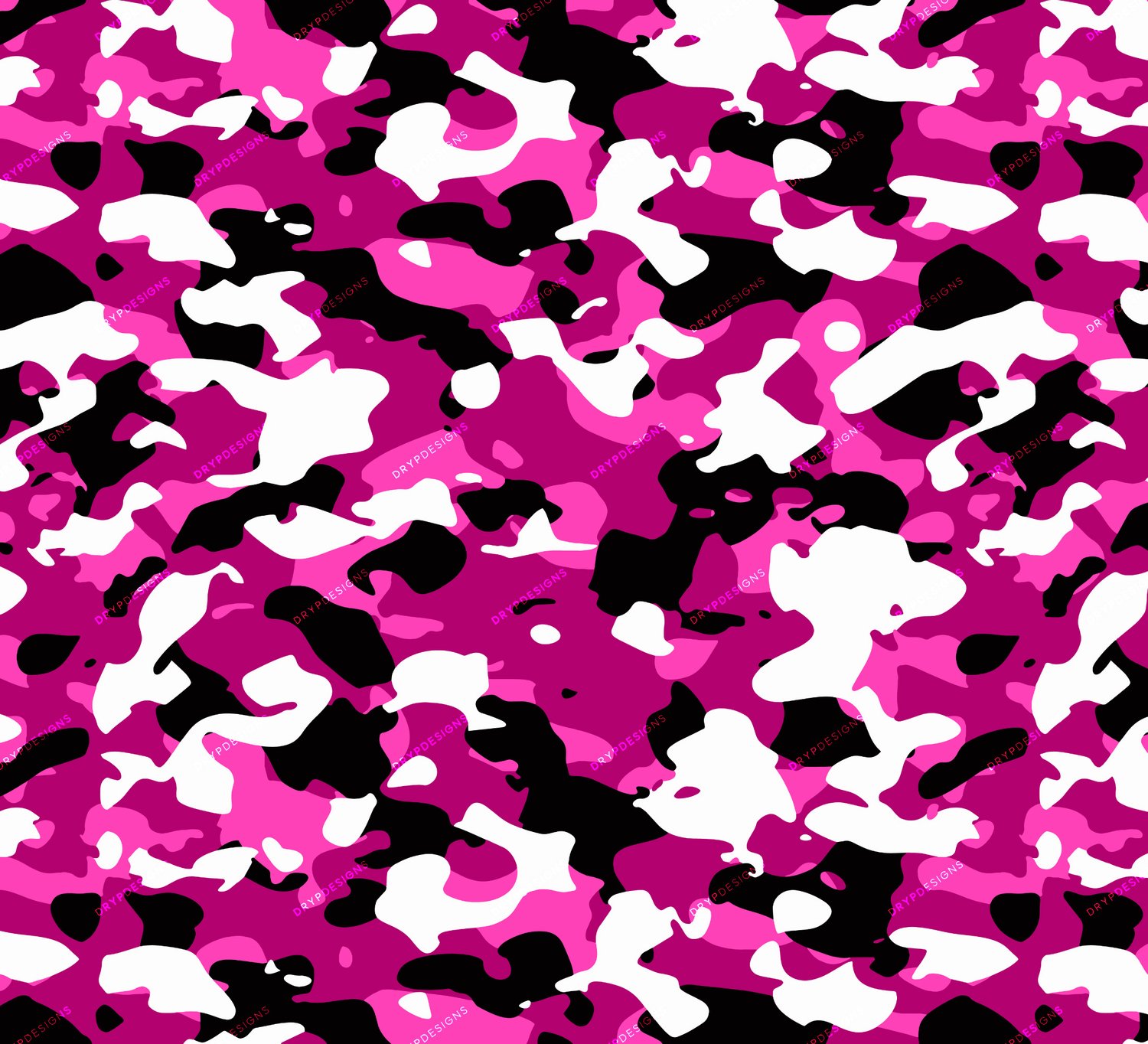 Deep Pink Camo Seamless Background Pattern — drypdesigns