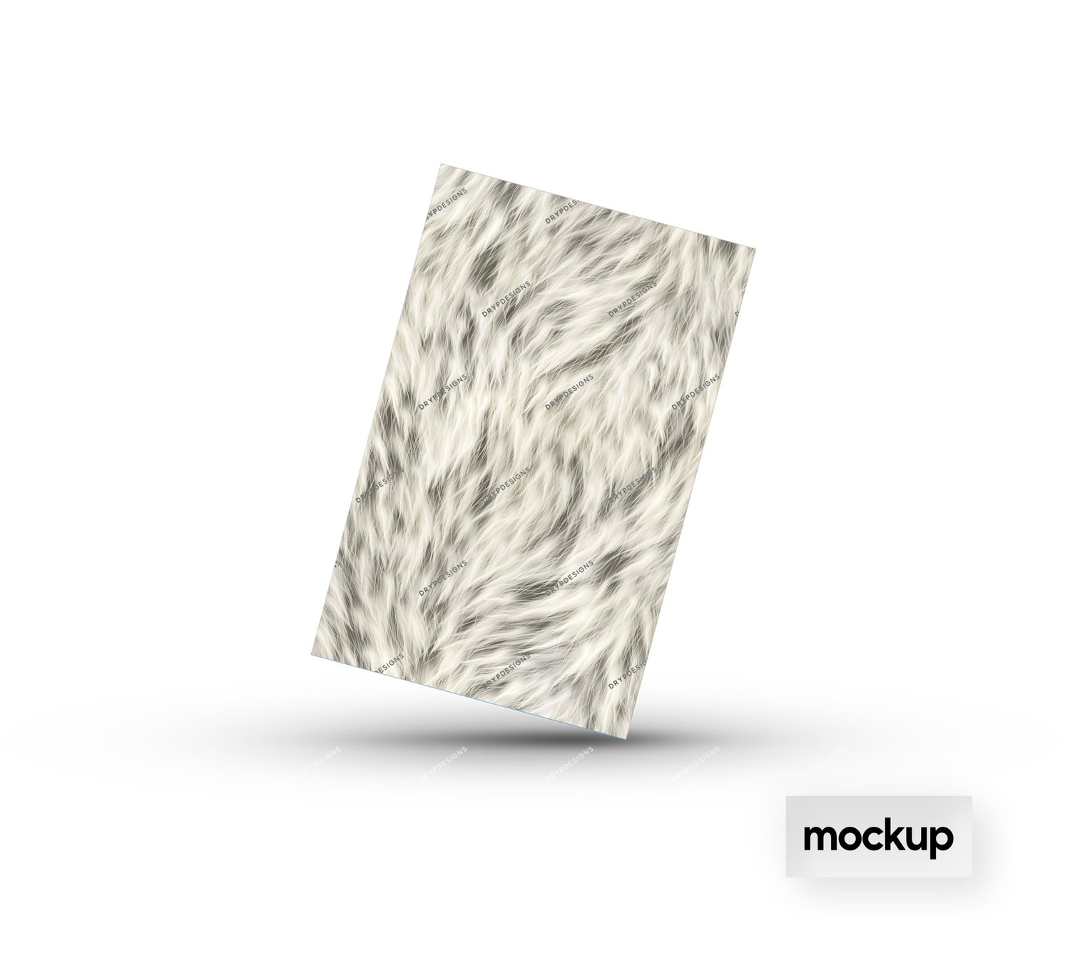 A seamless soft white fur texture