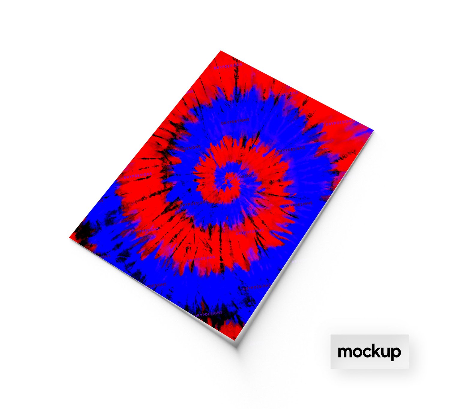 Blue Tiedye Digital Paper Background — drypdesigns