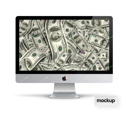 Raining Red Money Seamless Digital Background — drypdesigns