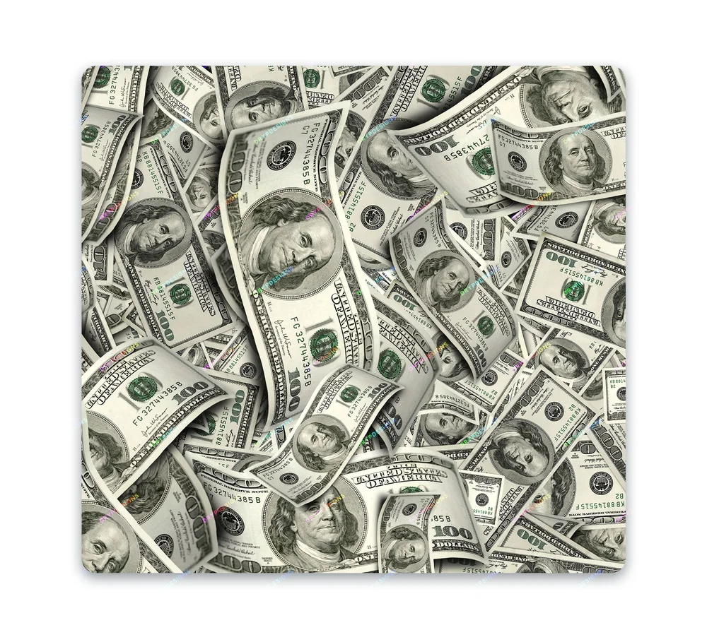 Falling Blue Money Raining 100 Dollar Bills PNG — drypdesigns