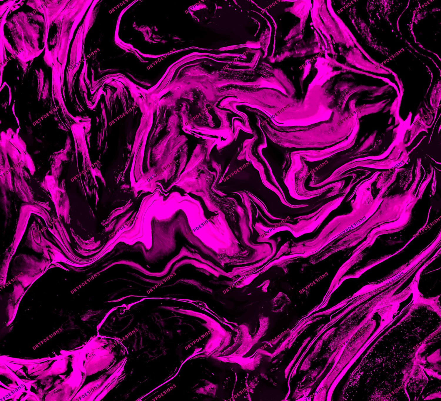 Pink + Black Marble Swirl Seamless Background — drypdesigns