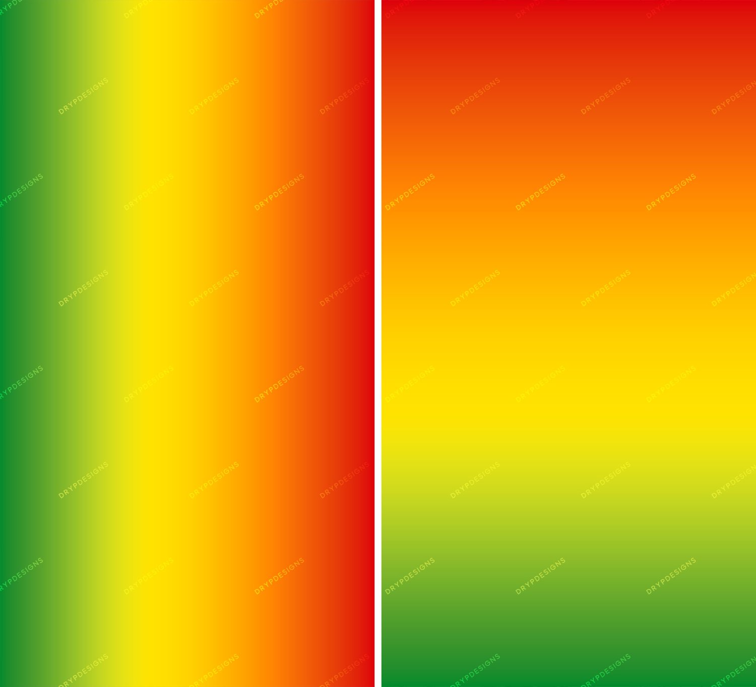 Red + Yellow + Green Rasta Gradient Ombre Background PNG — drypdesigns