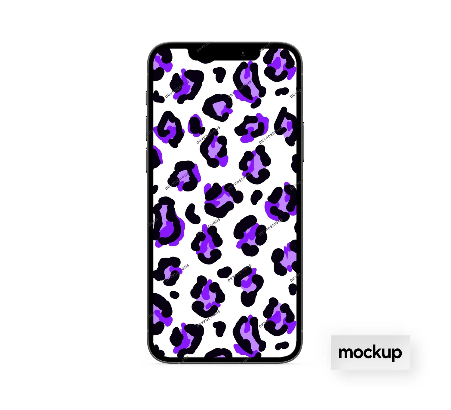 Purple And White Animal Print