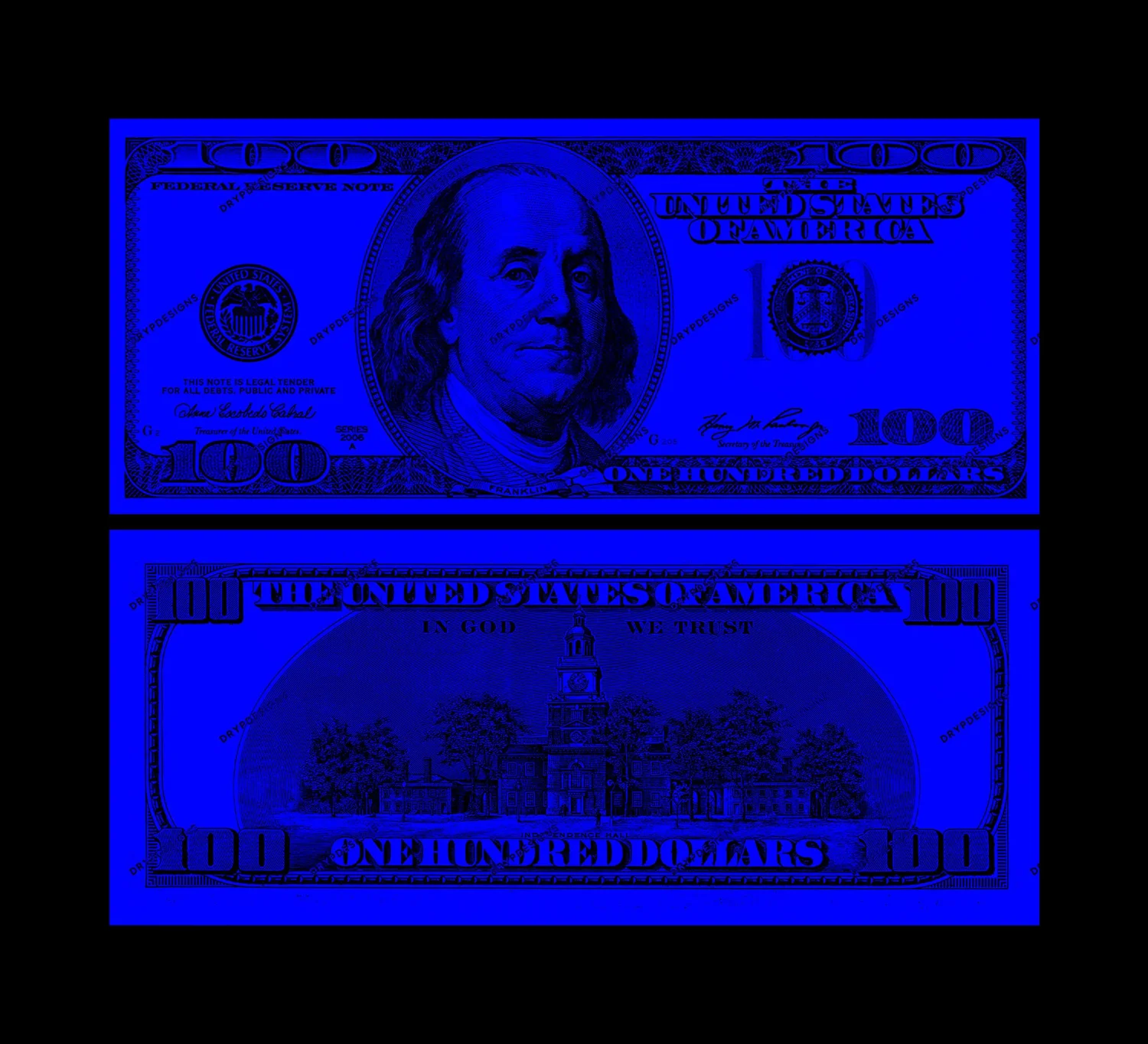 100 Dollar Bill Front