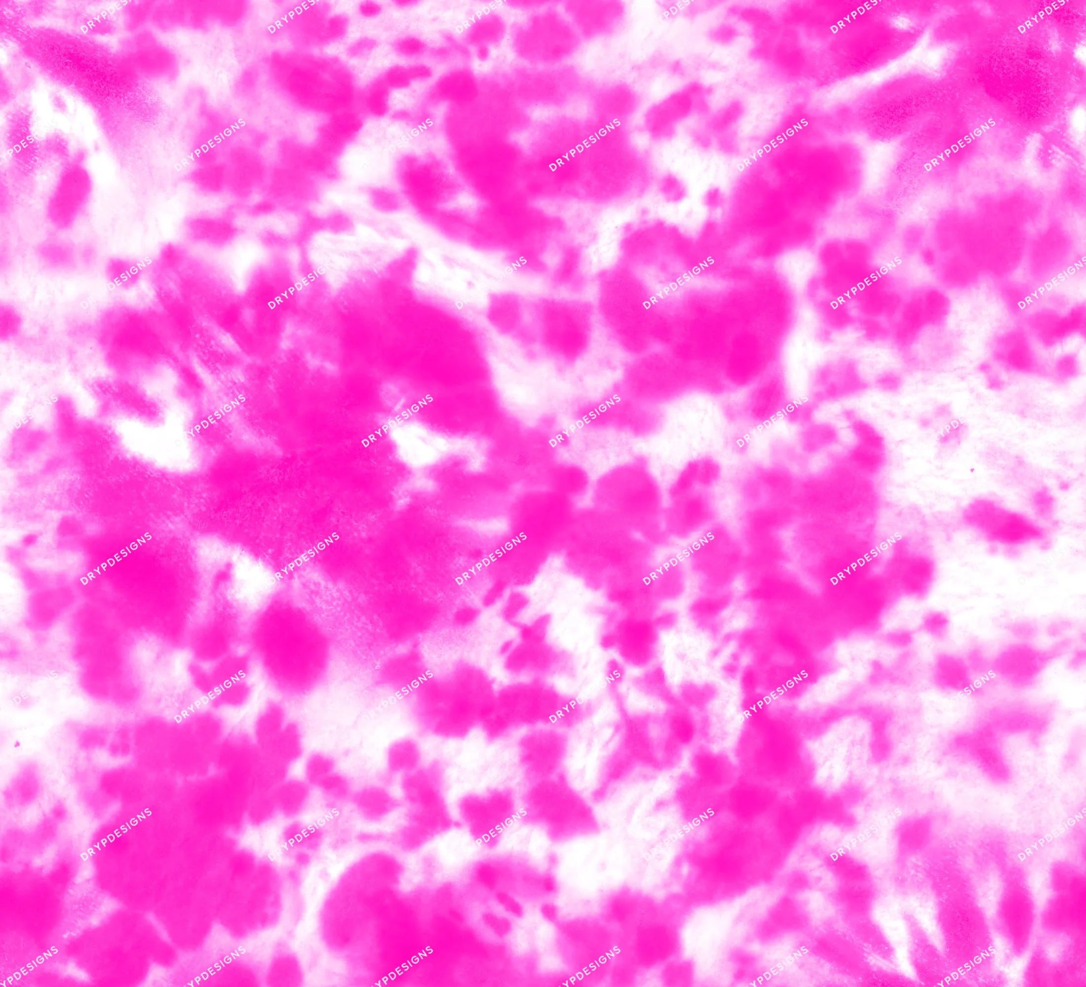 Pink Watercolor Tiedye Seamless Digital Paper Background - Vibrant Pink + White Tiedye Texture - Digital Download Files
