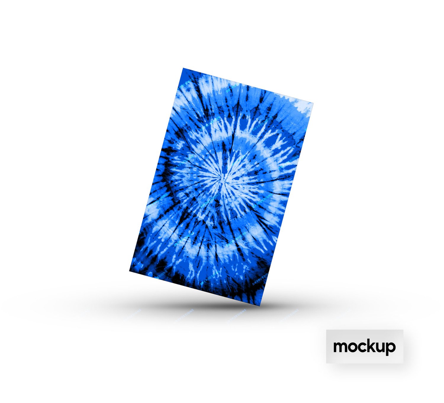 Blue Tiedye Digital Paper Background — drypdesigns
