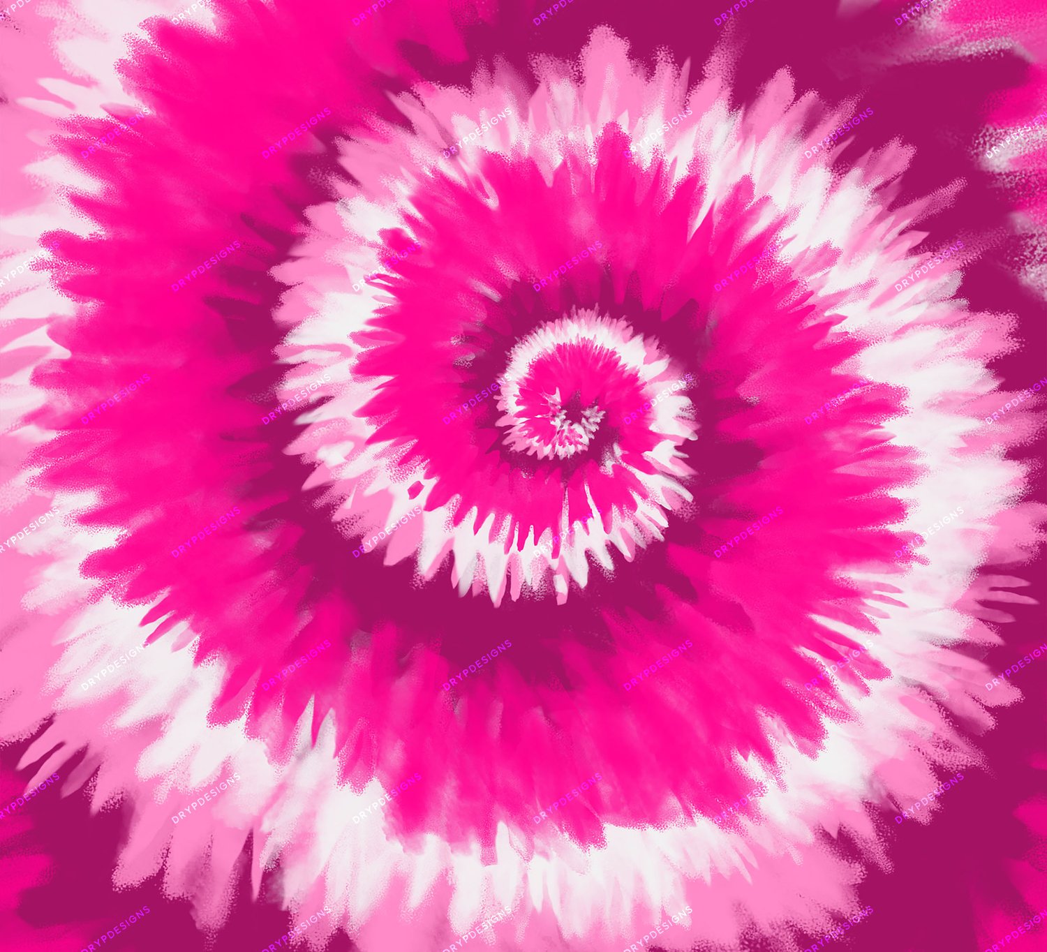 Pink + White Tiedye Swirl Digital Background Pattern — drypdesigns