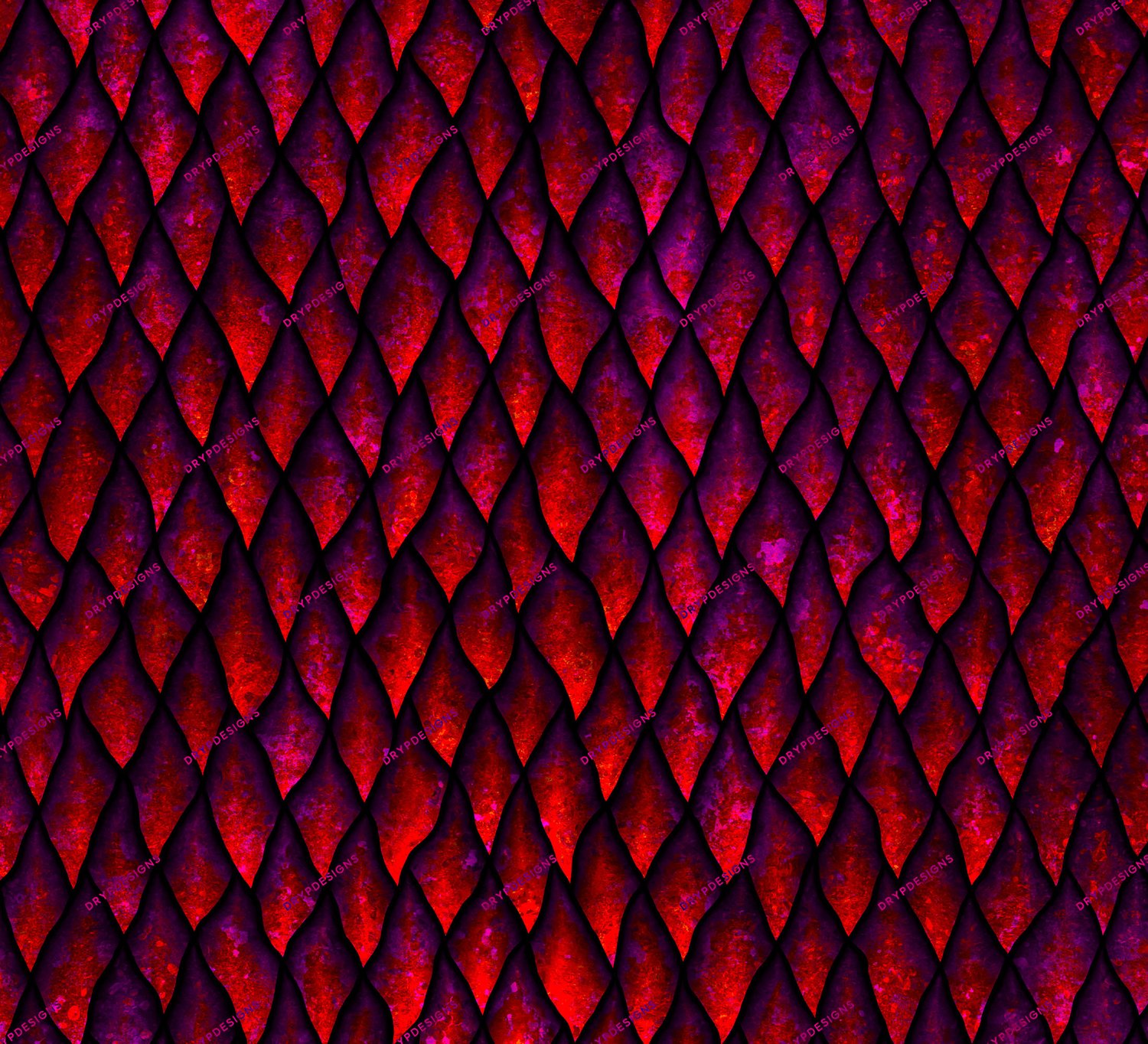Red Dragon Scales Seamless Background — drypdesigns