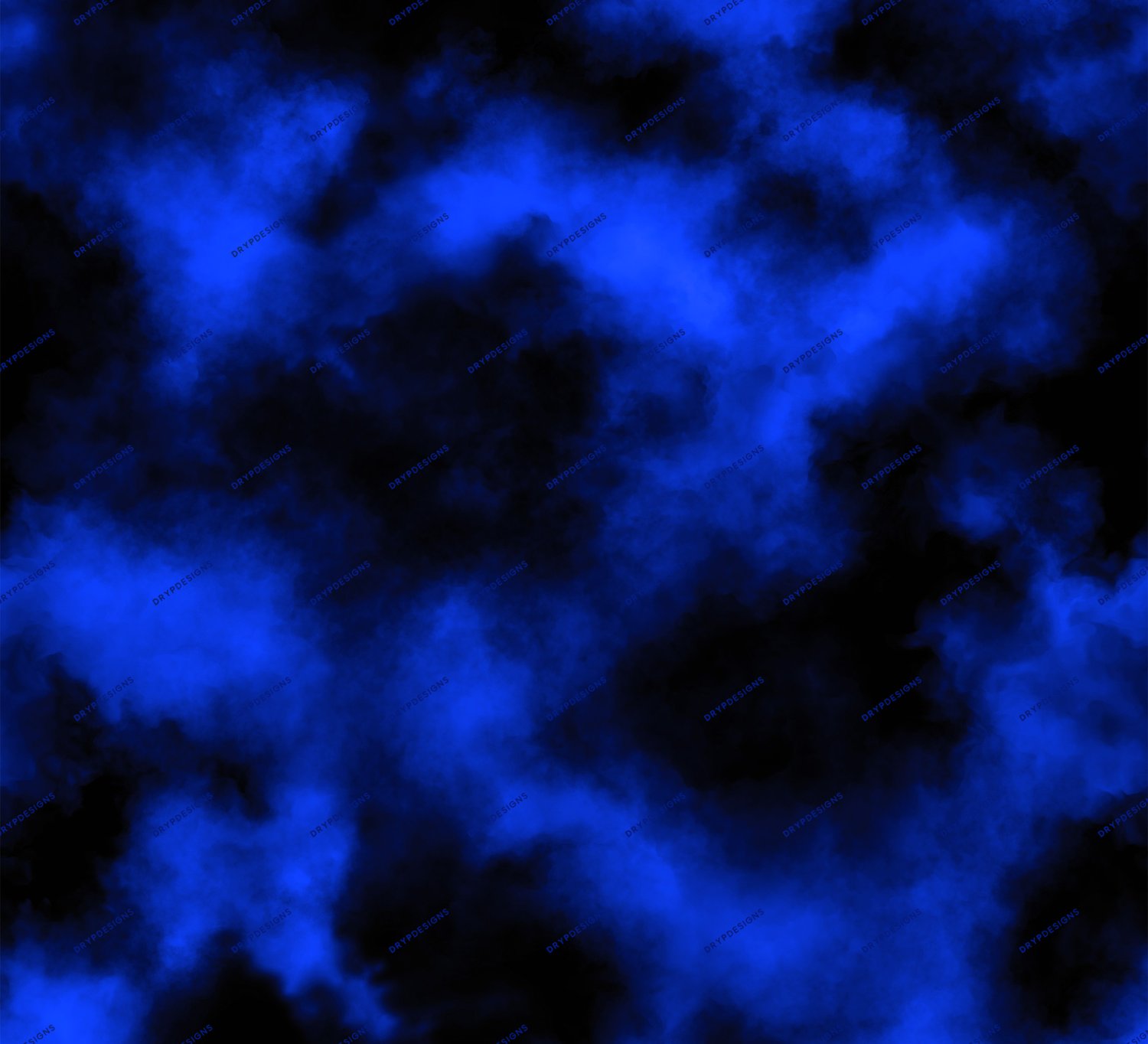 Black + Blue Smoke Clouds Seamless Background — drypdesigns