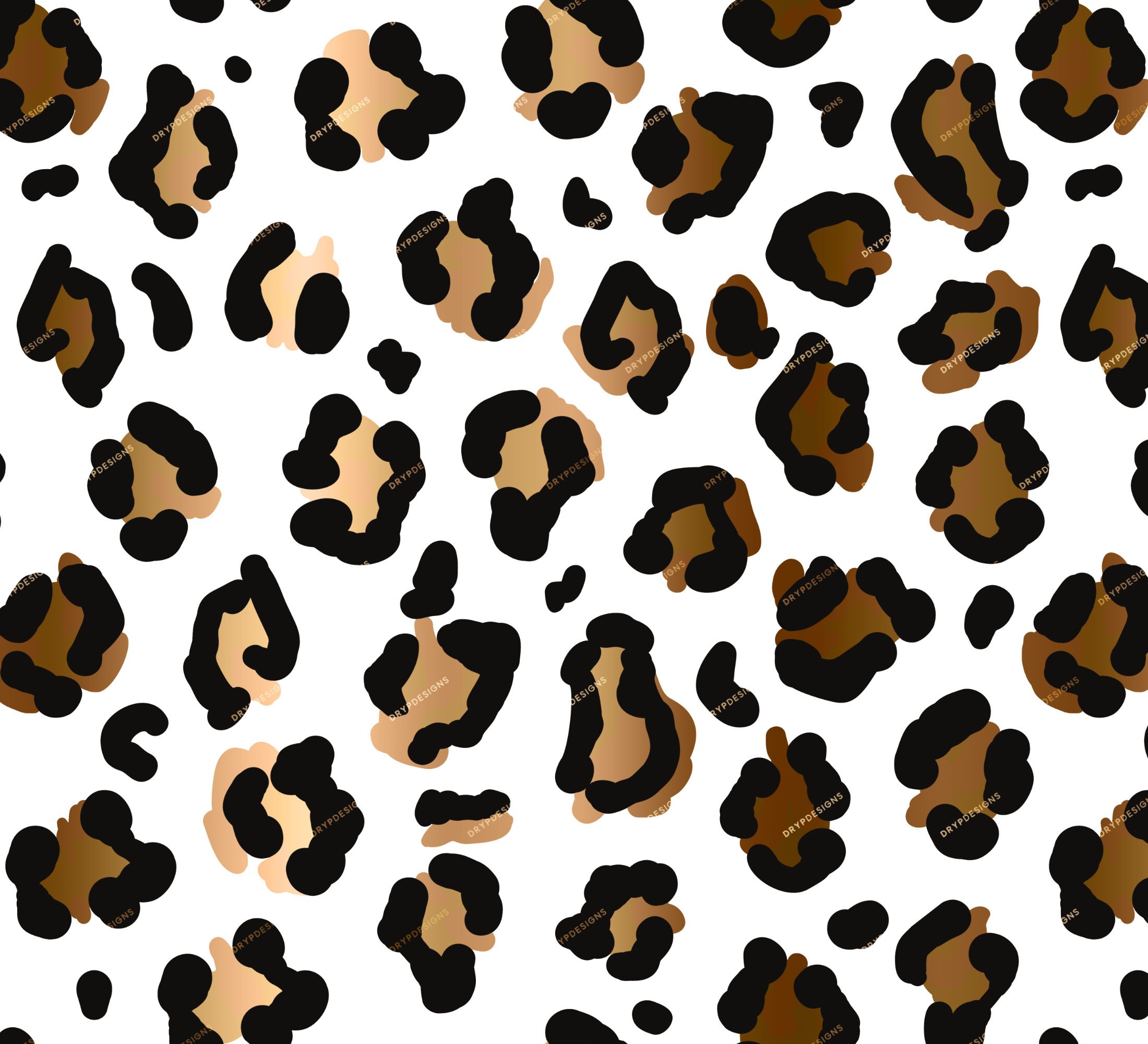 Red Leopard Print Seamless Pattern SVG + PNG — drypdesigns