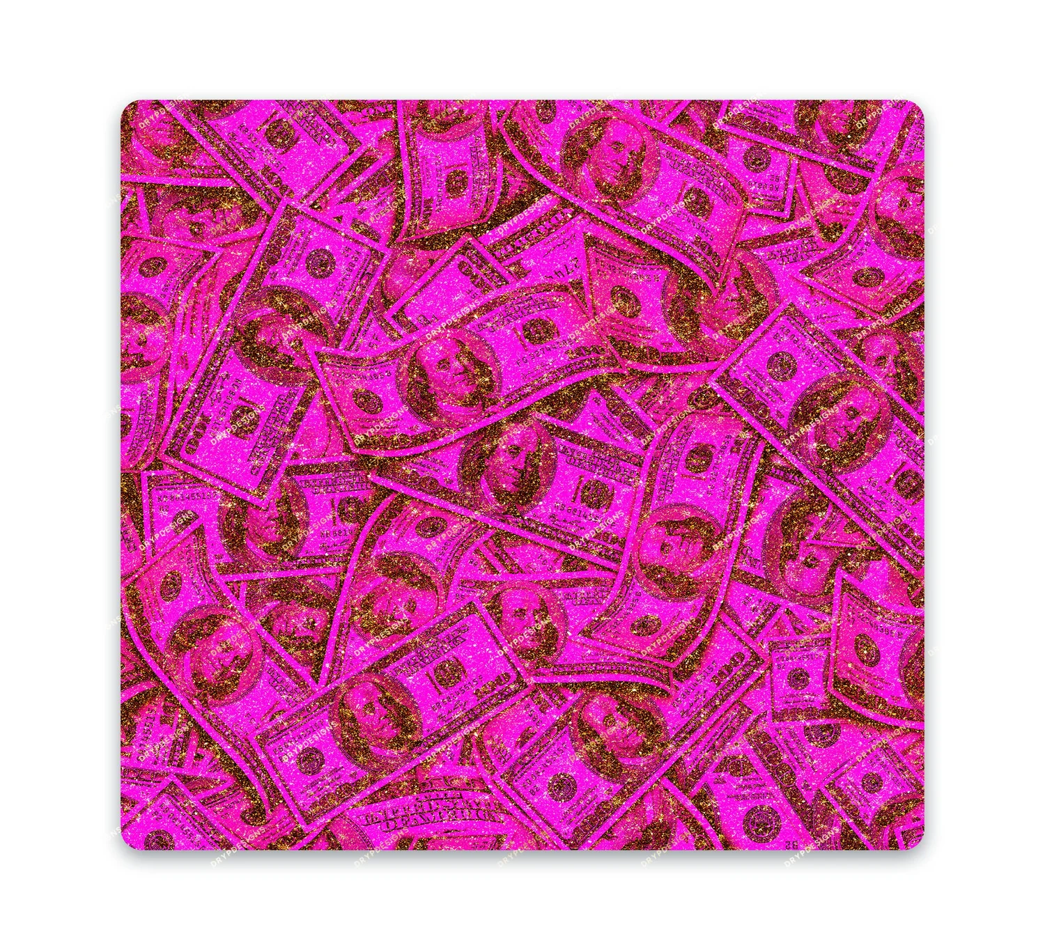 Raining Red Money Seamless Digital Background — drypdesigns