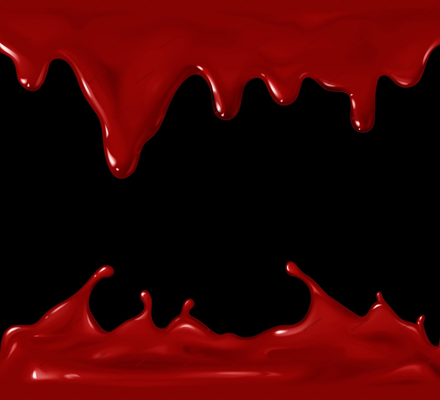 Dripping Blood PNG Overlay — drypdesigns