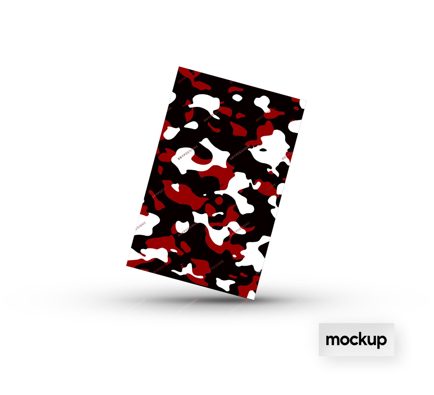Black + White + Maroon Seamless Camo Background — drypdesigns