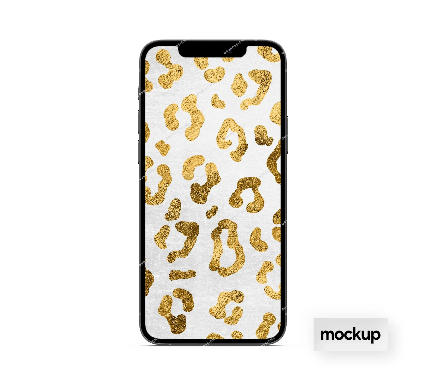 Black + White Leopard Print Seamless Pattern — drypdesigns